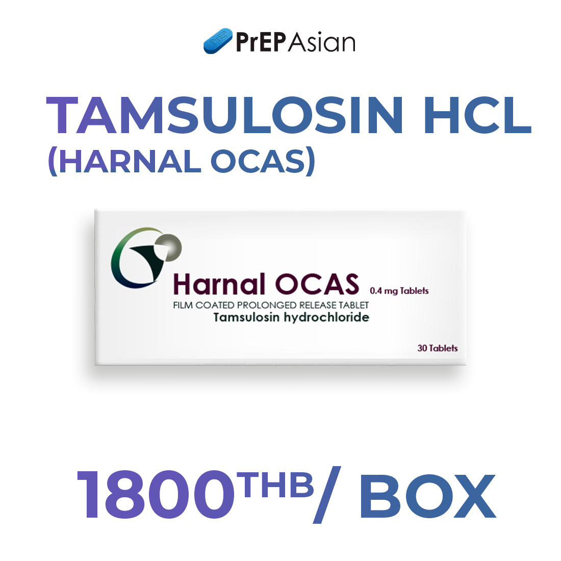 Harnal Harnal Ocas 0.4mg 30 Tablets Voucher | P U L S E LIVING