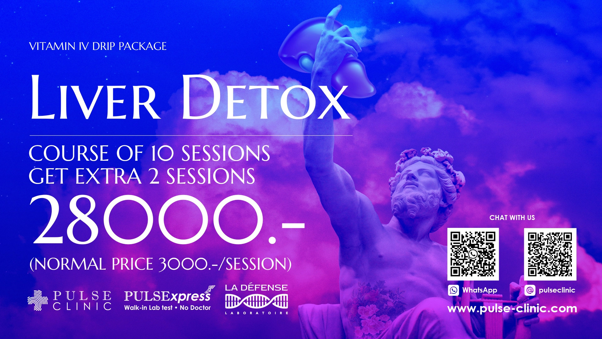 Liver Detox IV Drip Voucher PULSE CLINIC Asia's Leading Sexual